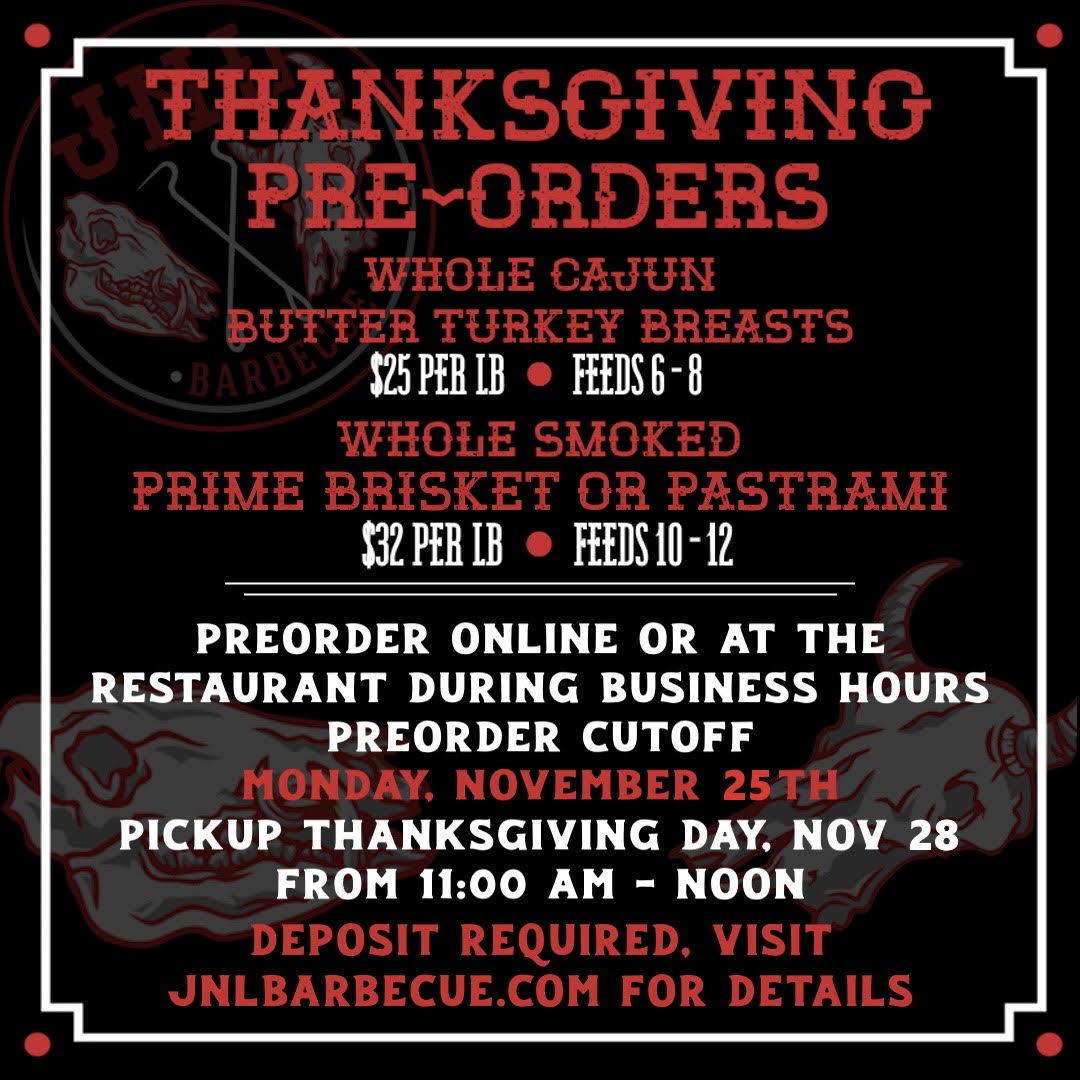 JNL Barbecue Thanksgiving